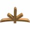 Ekena Millwork Alberta Rough Sawn Timber Gable Bracket, Western Red Cedar, 48"W x 30"H x 4"D x 4"F, 15/12 Pitch GBW048X30X0404ALB00RWR - alternate 3